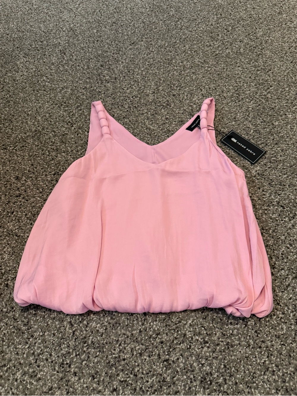 Womens new naked zebra tank small